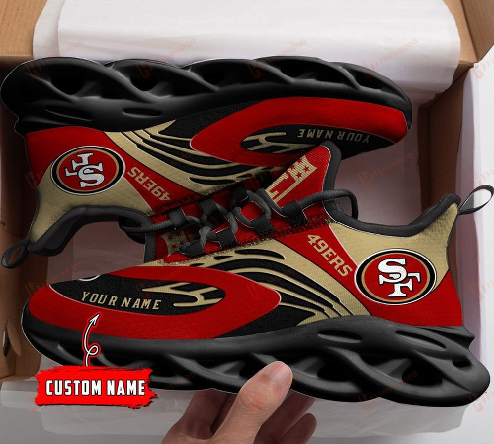 San Francisco 49ers Max Soul Shoes Sneakers For Men And Women San Francisco 49ers Max Soul Shoes Sneakers For Men And Women