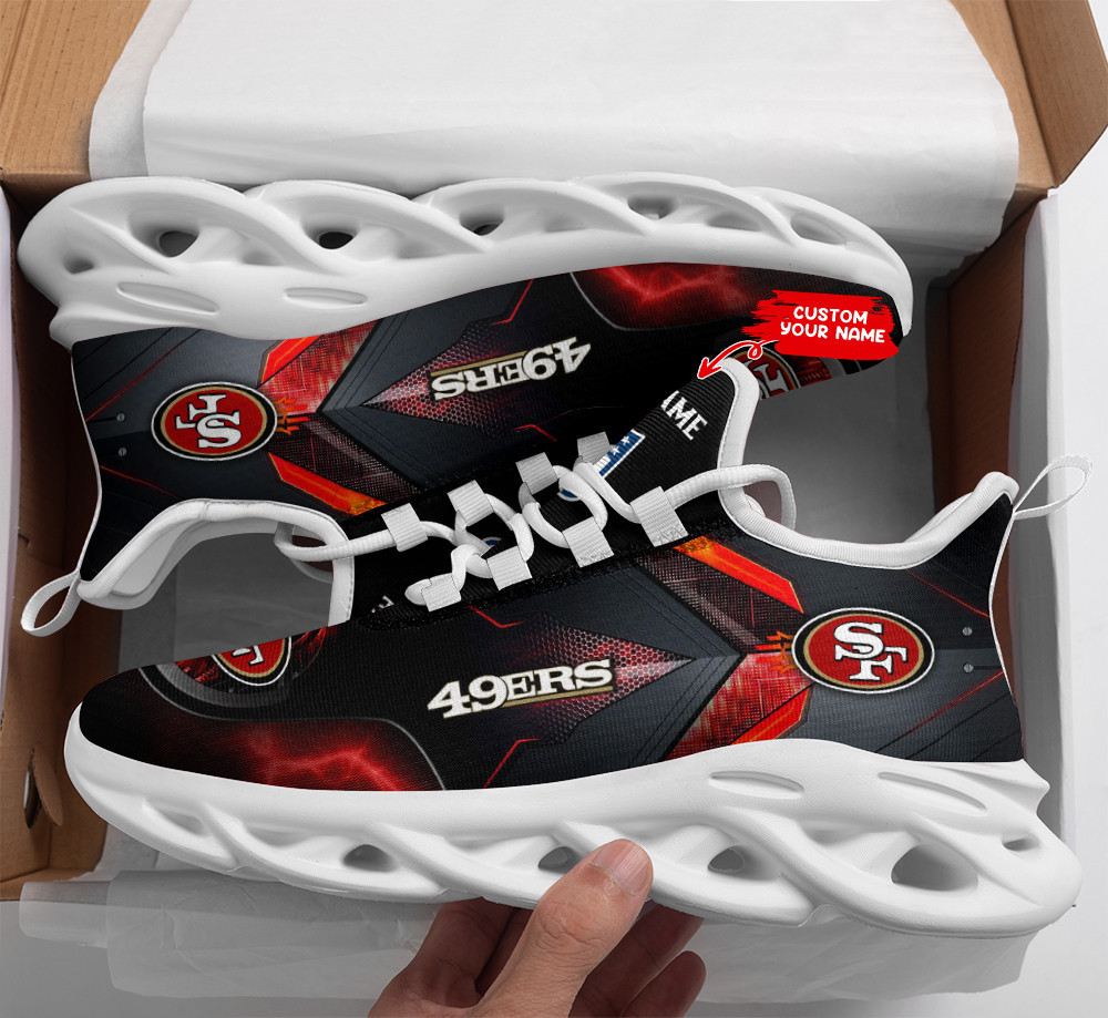 San Francisco 49ers Max Soul Shoes Sneakers For Men And Women San Francisco 49ers Max Soul Shoes Sneakers For Men And Women