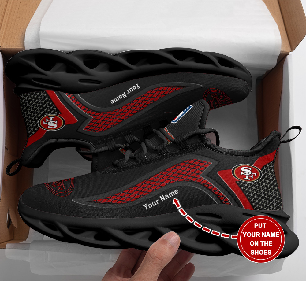 San Francisco 49ers Max Soul Shoes Sneakers For Men And Women San Francisco 49ers Max Soul Shoes Sneakers For Men And Women