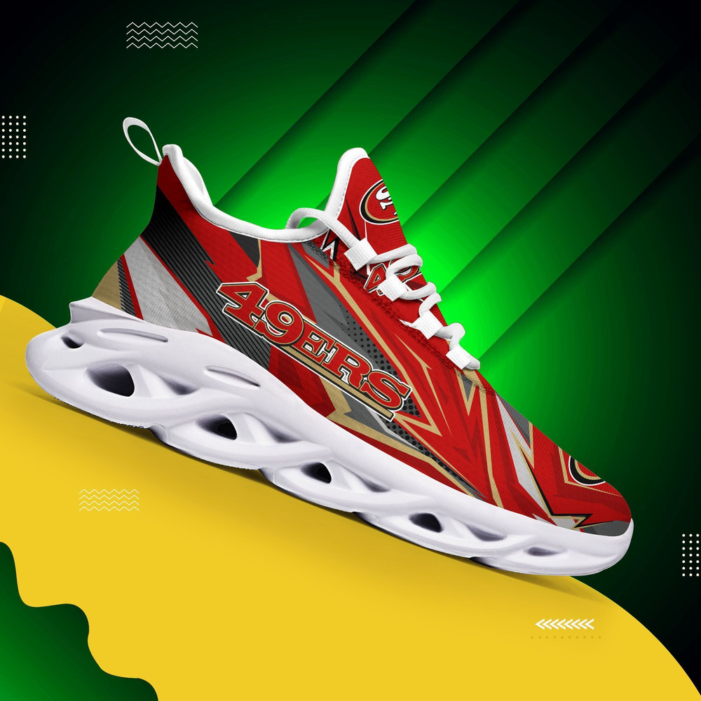 San Francisco 49ers Max Soul Shoes Sneakers For Men And Women San Francisco 49ers Max Soul Shoes Sneakers For Men And Women
