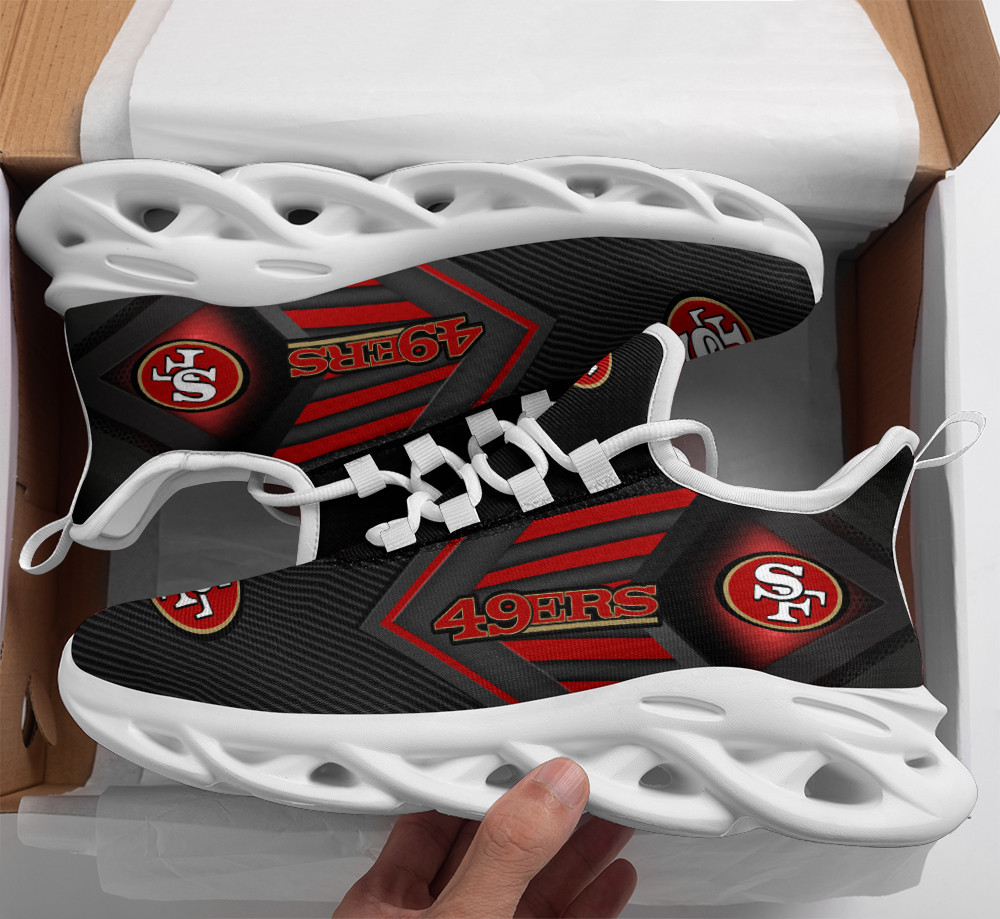 San Francisco 49ers Max Soul Shoes Sneakers For Men And Women San Francisco 49ers Max Soul Shoes Sneakers For Men And Women