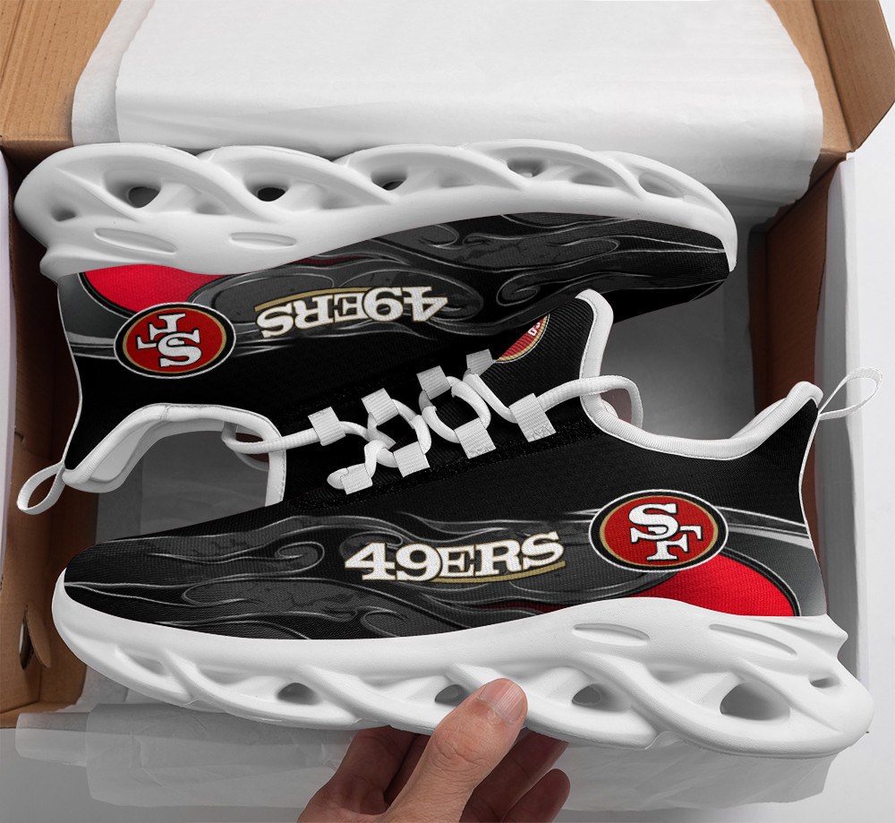 San Francisco 49ers Max Soul Shoes Sneakers For Men And Women San Francisco 49ers Max Soul Shoes Sneakers For Men And Women