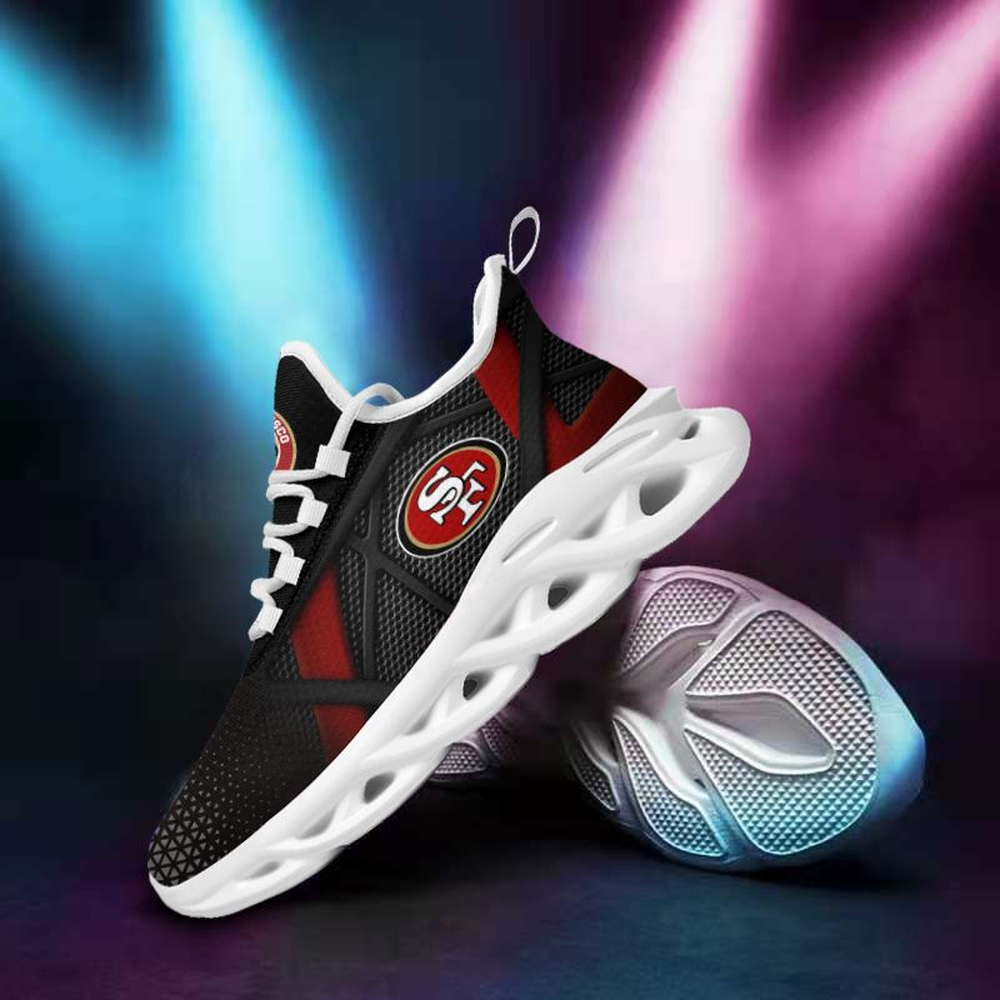 San Francisco 49ers Max Soul Shoes Sneakers For Men And Women San Francisco 49ers Max Soul Shoes Sneakers For Men And Women