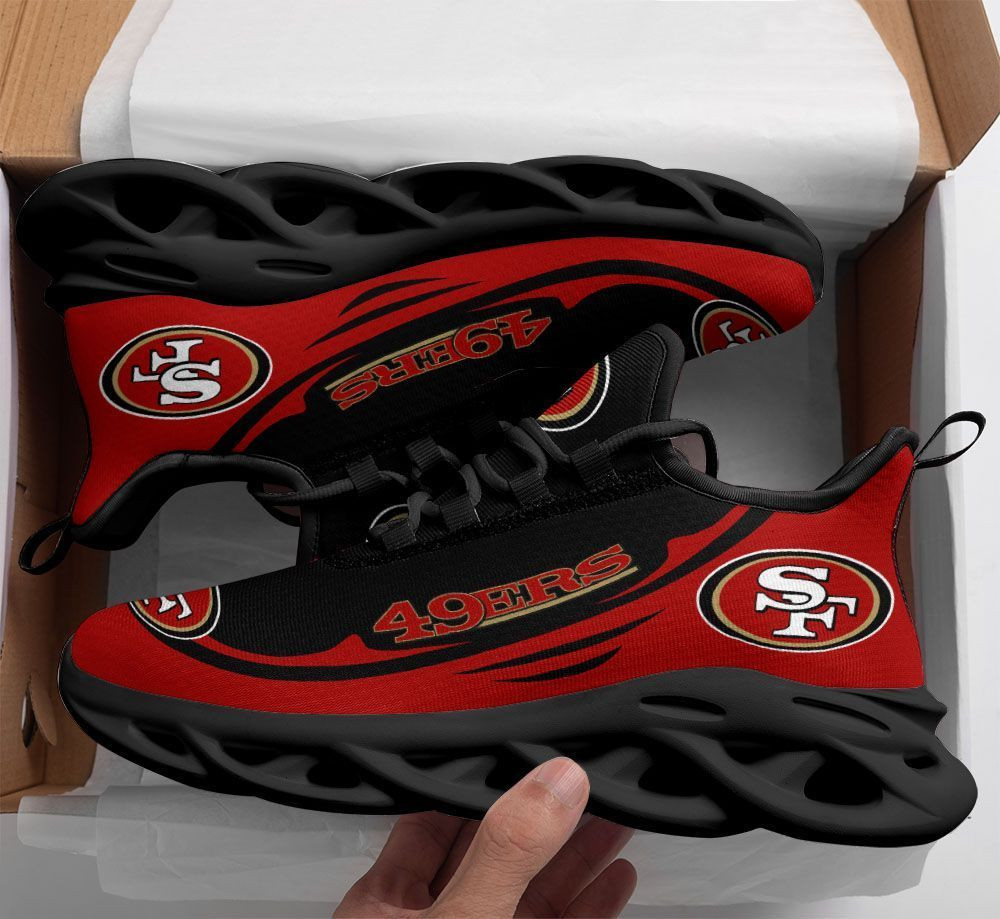 San Francisco 49ers Max Soul Shoes Sneakers For Men And Women San Francisco 49ers Max Soul Shoes Sneakers For Men And Women