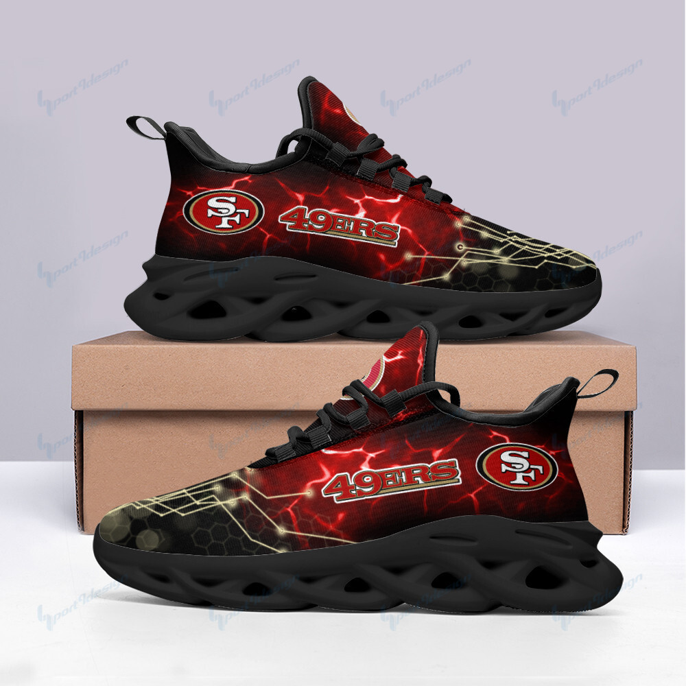 San Francisco 49ers Max Soul Shoes Sneakers For Men And Women San Francisco 49ers Max Soul Shoes Sneakers For Men And Women