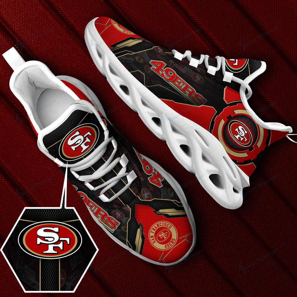 San Francisco 49ers Max Soul Shoes Sneakers For Men And Women San Francisco 49ers Max Soul Shoes Sneakers For Men And Women