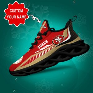 San Francisco 49ers NFL Max Soul Shoes Sneakers For Men And Women