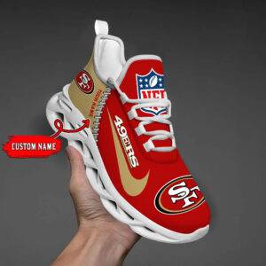 San Francisco 49ers NFL Max Soul Shoes Sneakers For Men And Women