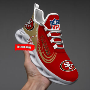 San Francisco 49ers NFL Max Soul Shoes Sneakers For Men And Women