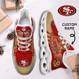 San Francisco 49ers NFL Max Soul Shoes Sneakers For Men And Women