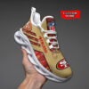 San Francisco 49ers NFL Max Soul Shoes Sneakers For Men And Women