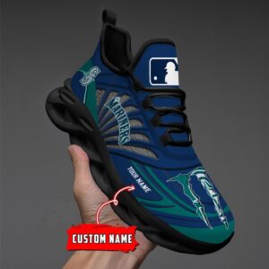 Seattle Mariners MLB Max Soul Shoes Sneakers For Men And Women