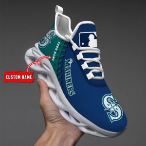 Seattle Mariners MLB Max Soul Shoes Sneakers For Men And Women