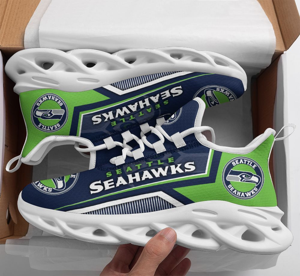 Seattle Seahawks Max Soul Shoes Sneakers For Men And Women Seattle Seahawks Max Soul Shoes Sneakers For Men And Women