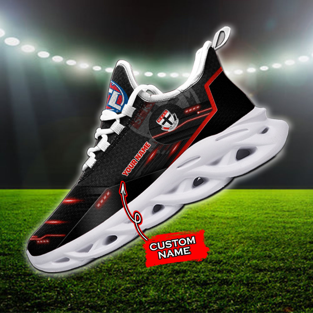 St Kilda Saints AFL Max Soul Shoes Sneakers For Men And Women St Kilda Saints AFL Max Soul Shoes Sneakers For Men And Women