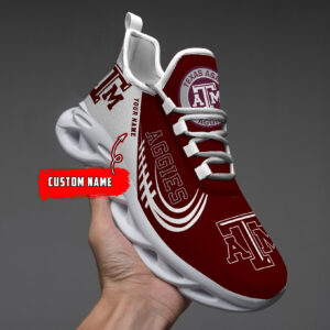 Texas A&M Aggies NCAA Max Soul Shoes Sneakers For Men And Women