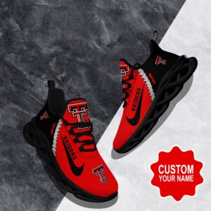 Texas Tech Red Raiders Max Soul Shoes Sneakers For Men And Women
