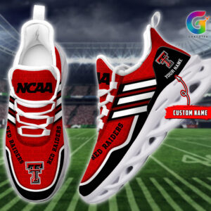 Texas Tech Red Raiders NCAA Max Soul Shoes Sneakers For Men And Women