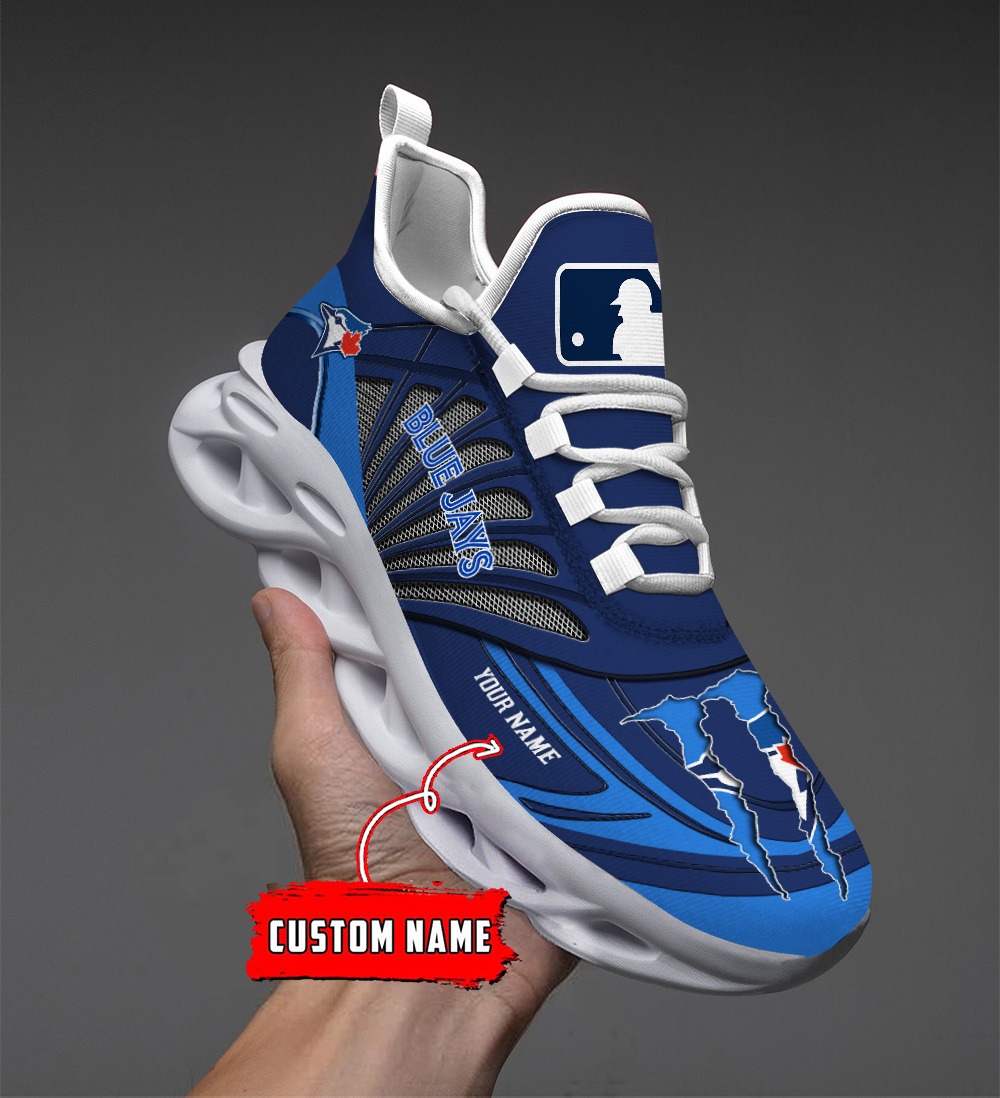 Toronto Blue Jays MLB Max Soul Shoes Sneakers For Men And Women Toronto Blue Jays MLB Max Soul Shoes Sneakers For Men And Women
