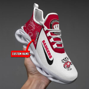Wisconsin Badgers Max Soul Shoes Sneakers For Men And Women