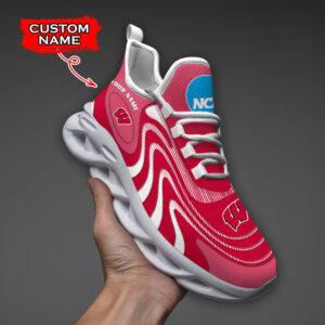 Wisconsin Badgers NCAA Max Soul Shoes Sneakers For Men And Women