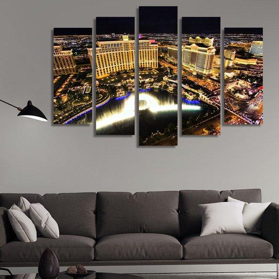 1262 - Nature 5 Panel Canvas Art Wall Decor 1262 - Nature 5 Panel Canvas Art Wall Decor