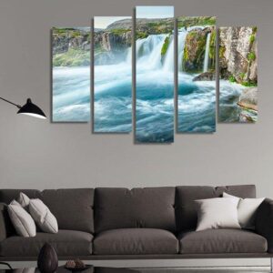 4091 - Nature 5 Panel Canvas Art Wall Decor