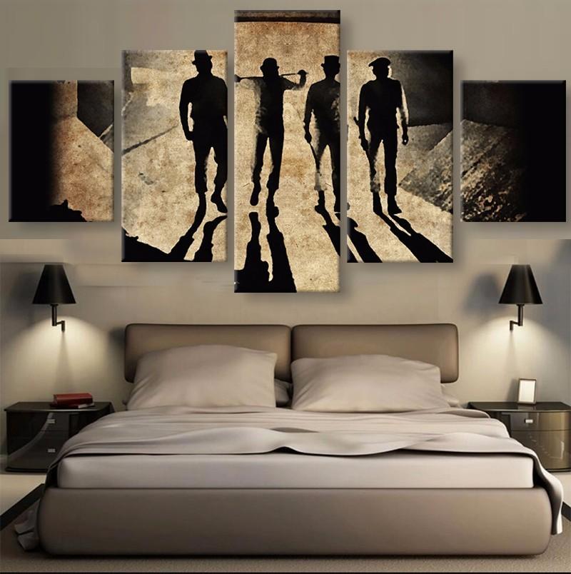 A Clockwork Orange - Movie 5 Panel Canvas Art Wall Decor A Clockwork Orange - Movie 5 Panel Canvas Art Wall Decor