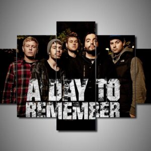 A Day To Remember #2 - Music 5 Panel Canvas Art Wall Decor