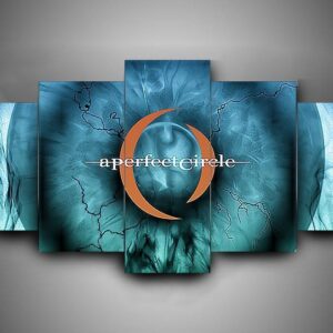 A Perfect Circle - Music 5 Panel Canvas Art Wall Decor