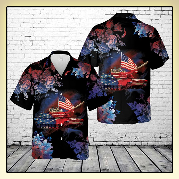 Abrams Battle Tank 4Th Of July Hawaiian Shirt Abrams Battle Tank 4Th Of July Hawaiian Shirt