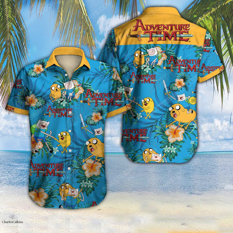Adventure Time Cartoon Network Summer Vacation Hawaiian Shirt Adventure Time Cartoon Network Summer Vacation Hawaiian Shirt