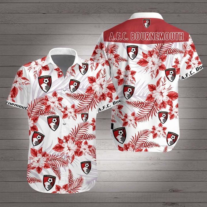 Afc Bournemouth Hawaiian Shirt Afc Bournemouth Hawaiian Shirt