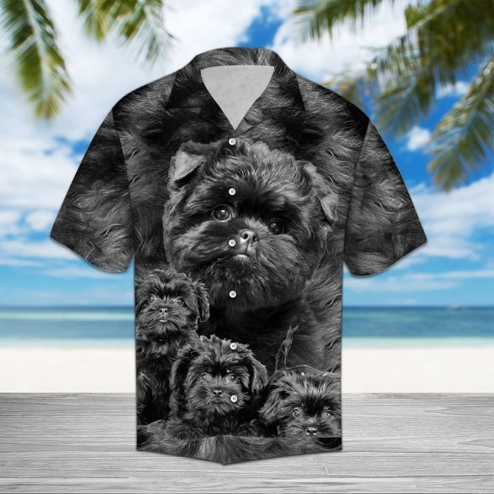 Affenpinscher Great Hawaiian Shirt Summer Button Up Affenpinscher Great Hawaiian Shirt Summer Button Up