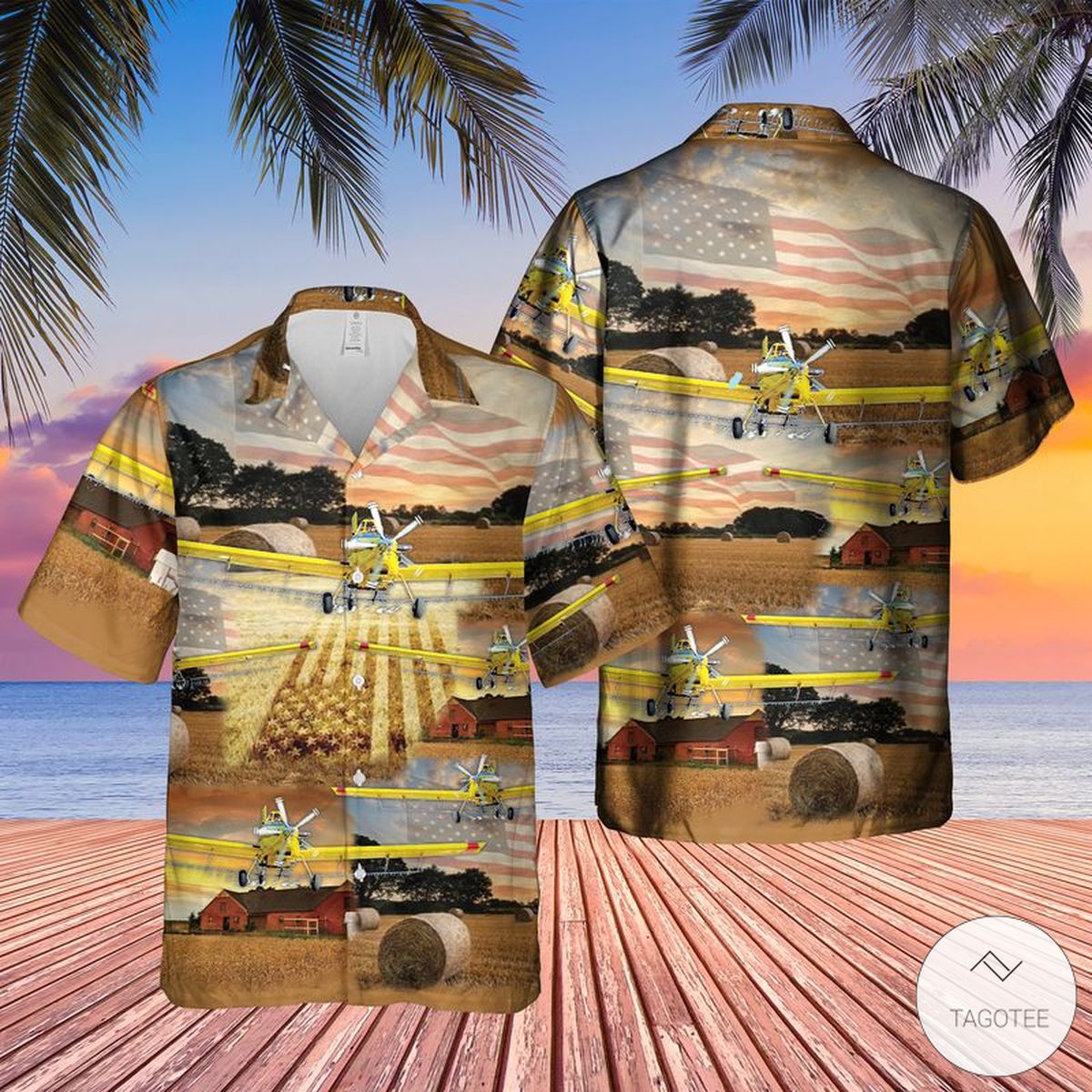 Agricultural Aircraft Hawaiian Shirt Agricultural Aircraft Hawaiian Shirt