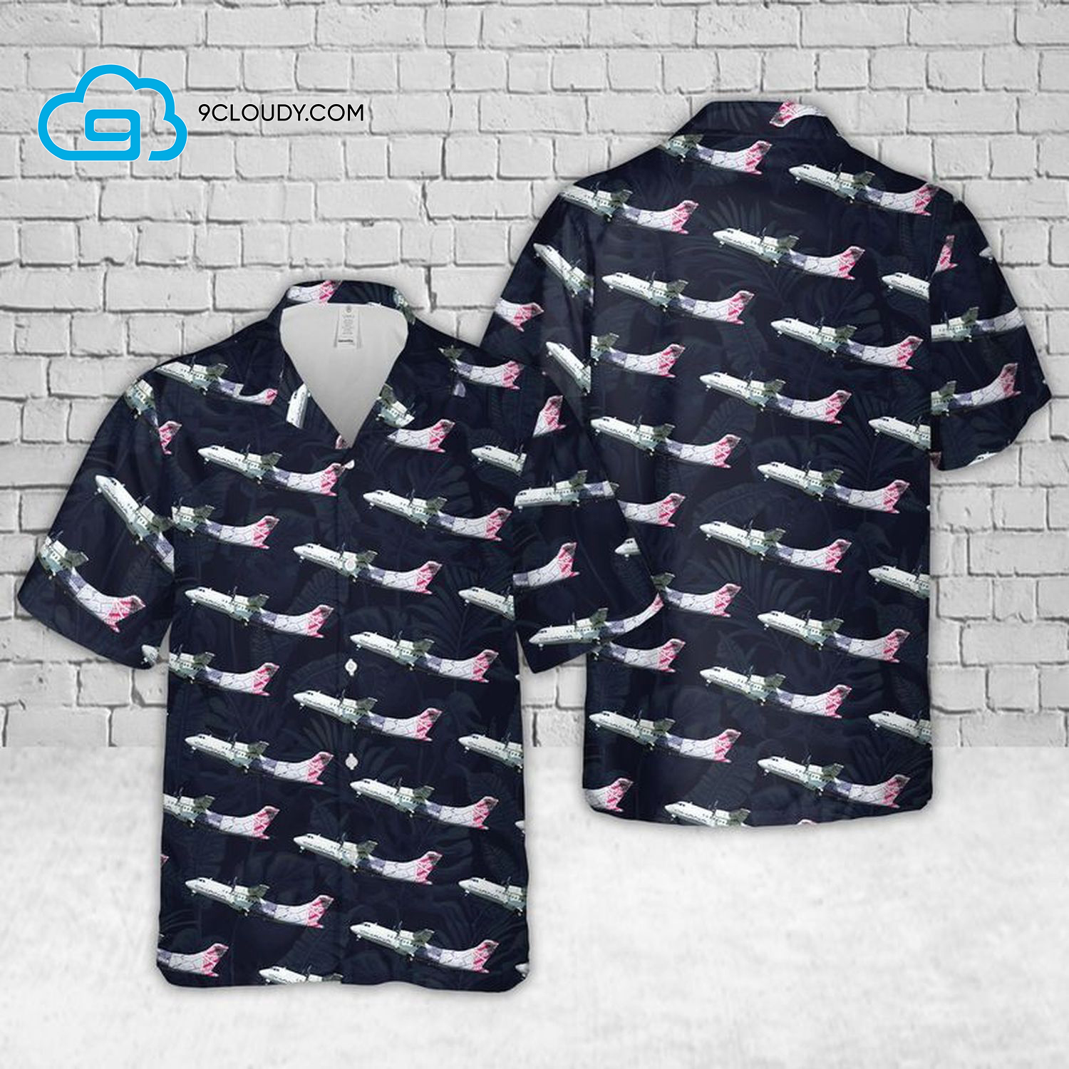 Airlines Atr 42-500 Full Print Hawaiian Shirt Airlines Atr 42-500 Full Print Hawaiian Shirt