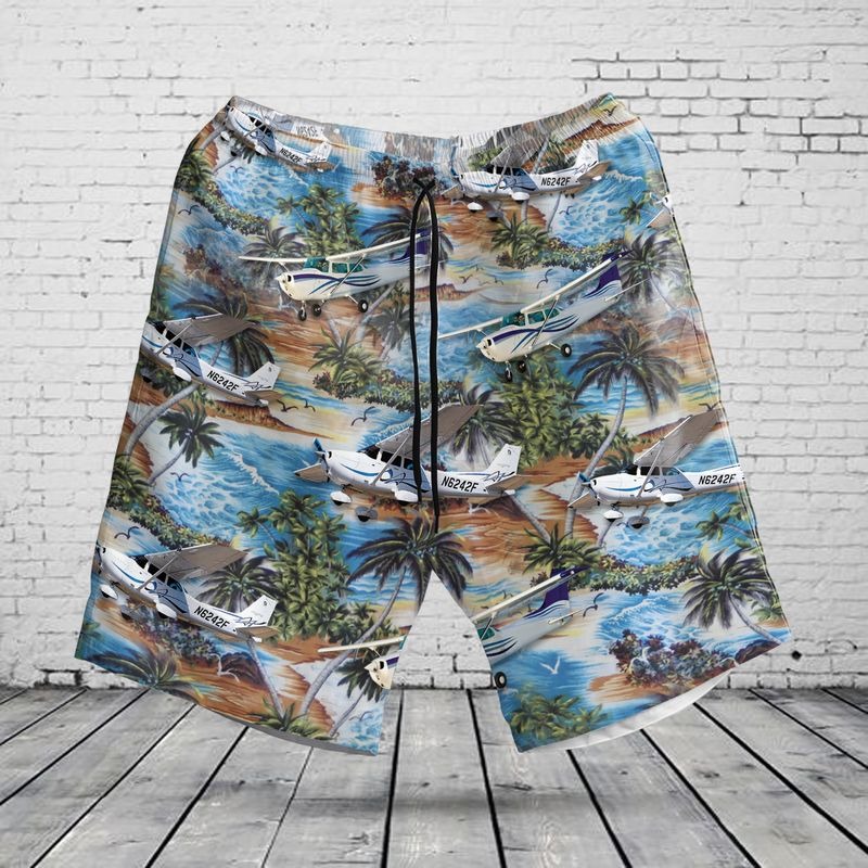 Airlines Cessna 172 Skyhawk Short Sleeve Hawaiian Shirt Airlines Cessna 172 Skyhawk Short Sleeve Hawaiian Shirt