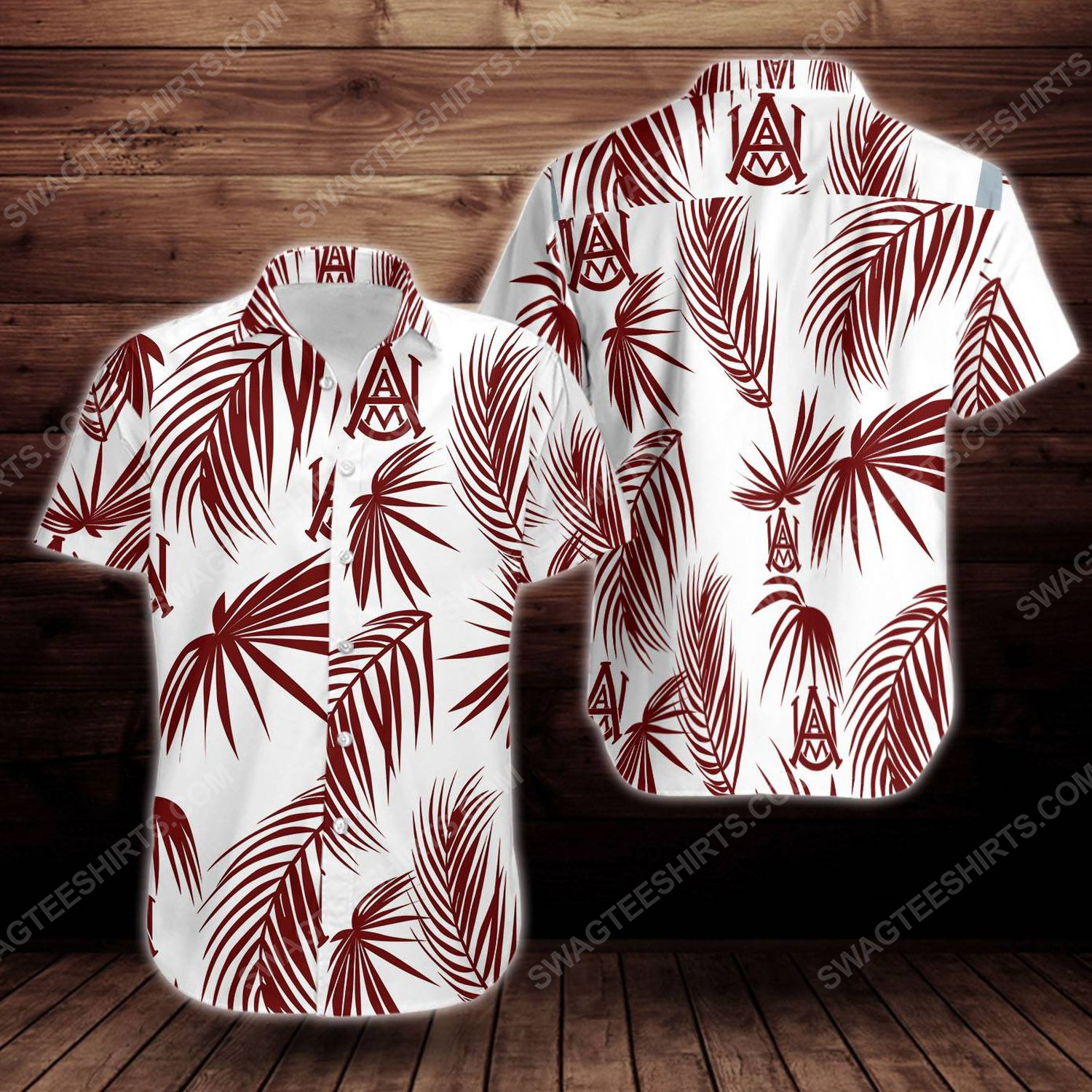 Alabama Am Bulldogs And Lady Bulldogs Short Sleeve Hawaiian Shirt Alabama Am Bulldogs And Lady Bulldogs Short Sleeve Hawaiian Shirt