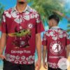 Alabama Crimson Tide Baby Yoda Hawaiian Shirt