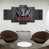 Alabama Crimson Tide Roll Tide Football - Sport 5 Panel Canvas Art Wall Decor