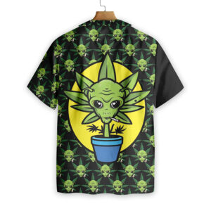 Alien Don’T Panic It’S Organic Hawaiian Shirt- Limited Edition