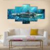 Alien Submarine - Movie 5 Panel Canvas Art Wall Decor