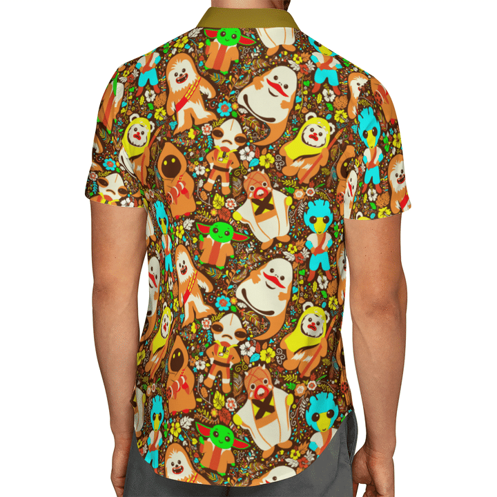 Aliens Star Wars Hawaiian Shirt Aliens Star Wars Hawaiian Shirt