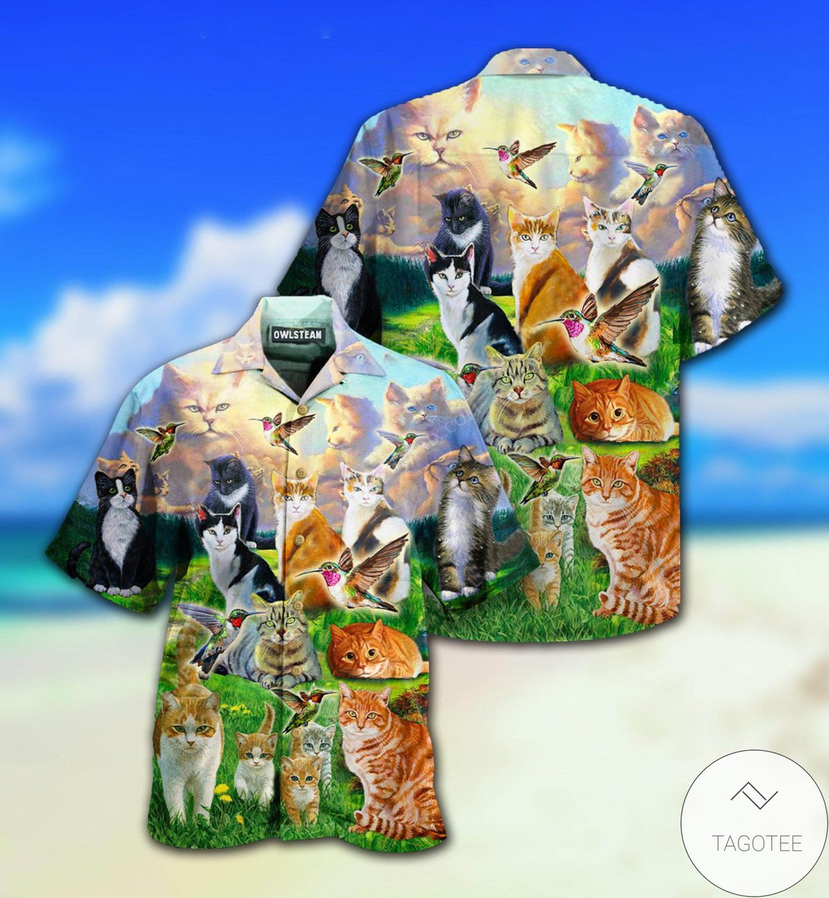 All Cats Go To Heaven Hawaiian Shirt All Cats Go To Heaven Hawaiian Shirt