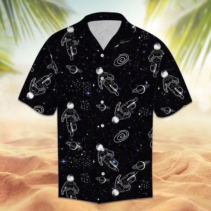 Amazing Astronaut Galaxy Hawaiian Shirt Summer Button Up Amazing Astronaut Galaxy Hawaiian Shirt Summer Button Up