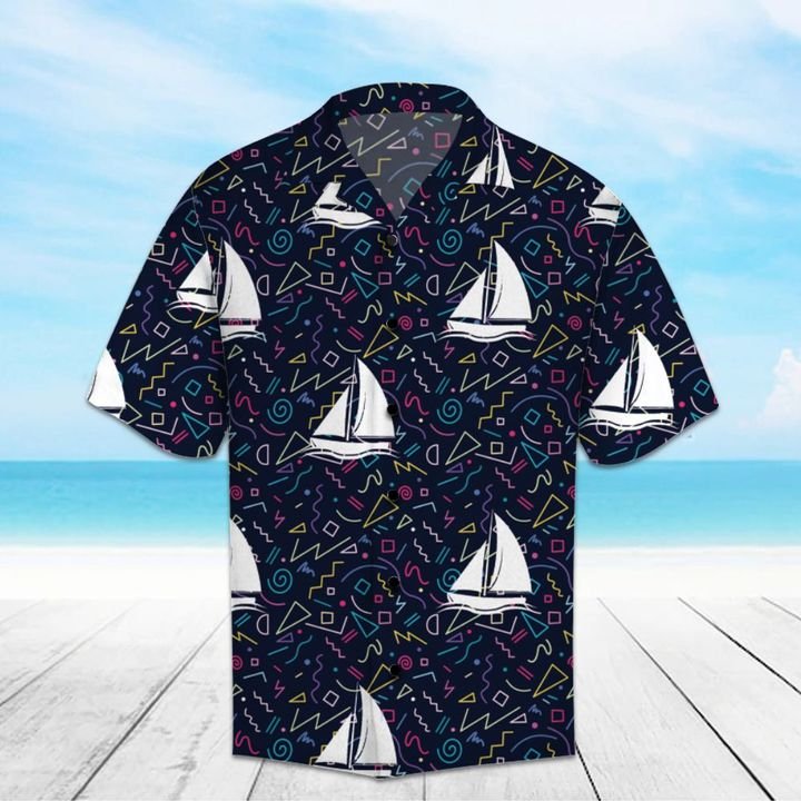Amazing Boats Hawaiian Shirt Summer Button Up Amazing Boats Hawaiian Shirt Summer Button Up