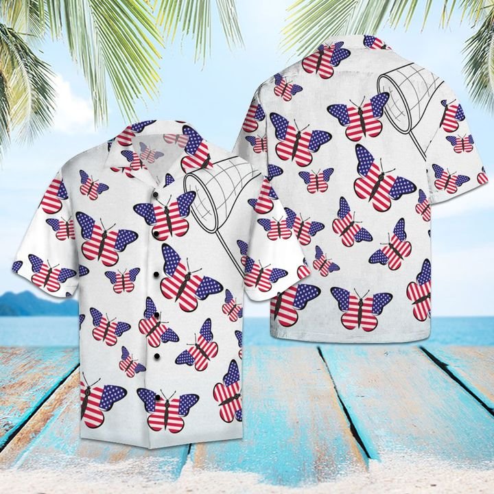 Amazing Butterflie Hawaiian Shirt Summer Button Up Amazing Butterflie Hawaiian Shirt Summer Button Up