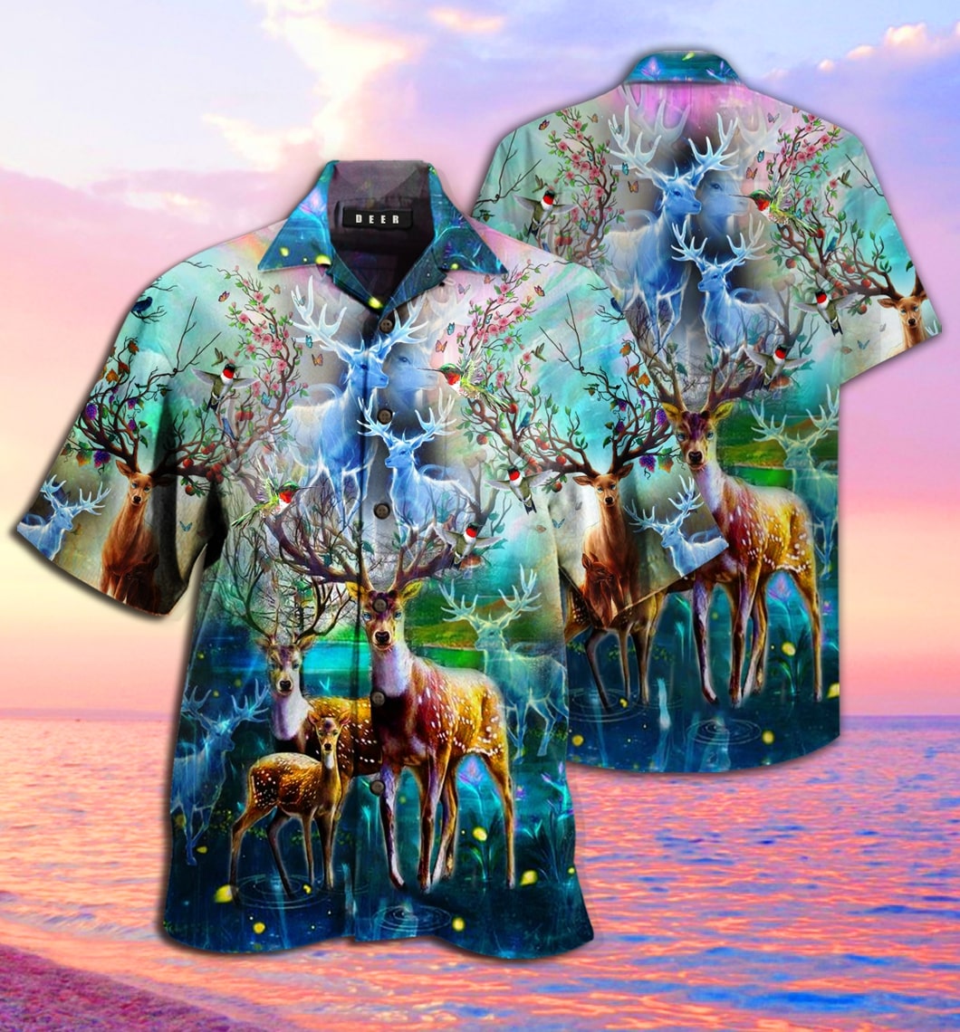 Amazing Deer Hawaiian Shirt Amazing Deer Hawaiian Shirt