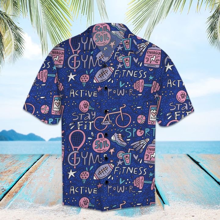 Amazing Gym Girl Hawaiian Shirt Summer Button Up Amazing Gym Girl Hawaiian Shirt Summer Button Up