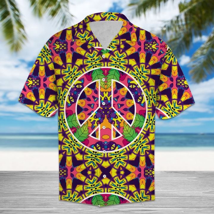 Amazing Hippie Jungle Cats Hawaiian Shirt Summer Button Up Amazing Hippie Jungle Cats Hawaiian Shirt Summer Button Up